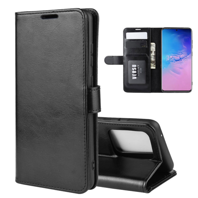 Per Galaxy S11 Plus R64 Texture Custodia protettiva a vibrazione orizzontale singola con supporto e slot per schede e portafoglio e cornice per foto, For Galaxy S20 Ultra