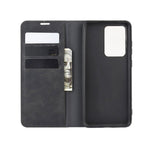Per Galaxy S11 Plus Custodia in pelle con ventosa magnetica da lavoro retro-pelle con supporto, slot per carte e portafoglio, For Samsung Galaxy S20 Ultra