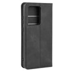Per Galaxy S11 Plus Custodia in pelle con ventosa magnetica da lavoro retro-pelle con supporto, slot per carte e portafoglio, For Samsung Galaxy S20 Ultra