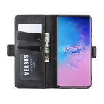 Per Galaxy S11 Plus Custodia in pelle a vibrazione orizzontale con fibbia magnetica a doppio lato con supporto, slot per carte e portafoglio, For Galaxy S20 Ultra