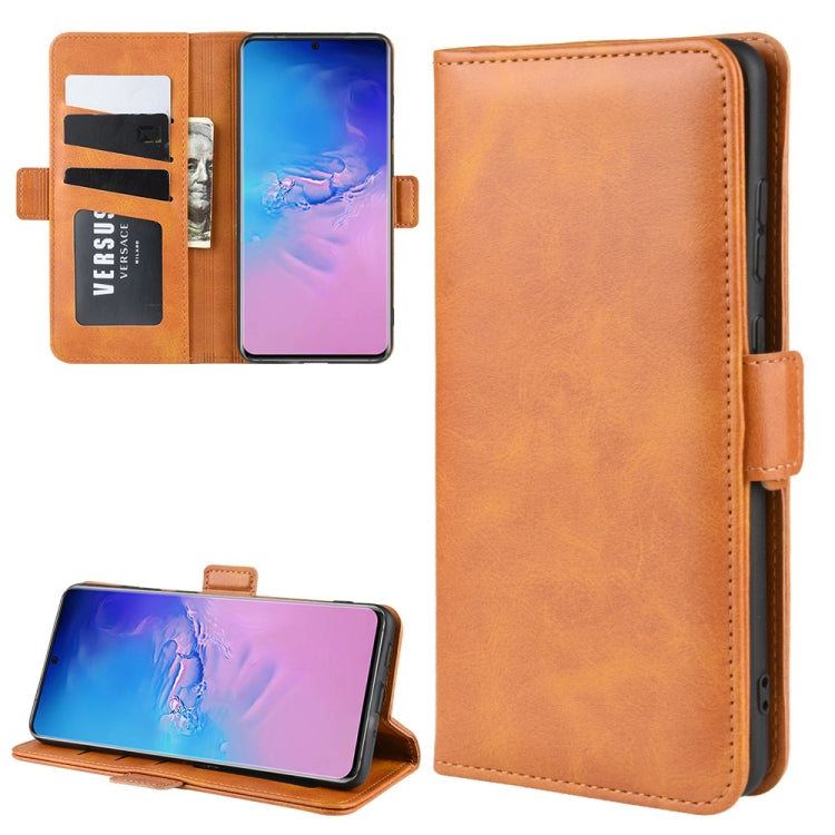 Per Galaxy S11 Plus Custodia in pelle a vibrazione orizzontale con fibbia magnetica a doppio lato con supporto, slot per carte e portafoglio, For Galaxy S20 Ultra
