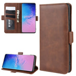Per Galaxy S11 Plus Custodia in pelle a vibrazione orizzontale con fibbia magnetica a doppio lato con supporto, slot per carte e portafoglio, For Galaxy S20 Ultra