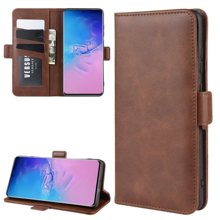 Per Galaxy S11 Plus Custodia in pelle a vibrazione orizzontale con fibbia magnetica a doppio lato con supporto, slot per carte e portafoglio, For Galaxy S20 Ultra