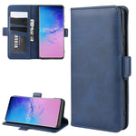 Per Galaxy S11 Plus Custodia in pelle a vibrazione orizzontale con fibbia magnetica a doppio lato con supporto, slot per carte e portafoglio, For Galaxy S20 Ultra