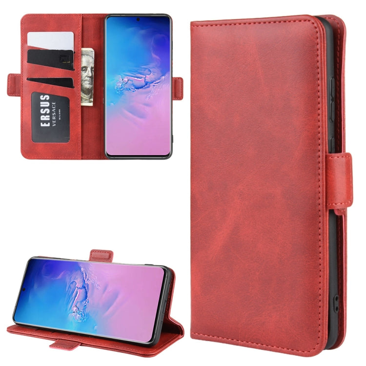 Per Galaxy S11 Plus Custodia in pelle a vibrazione orizzontale con fibbia magnetica a doppio lato con supporto, slot per carte e portafoglio, For Galaxy S20 Ultra