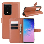 Per Galaxy S11 Plus Litchi Texture Custodia protettiva a vibrazione orizzontale con supporto e slot per carte e portafoglio, For Galaxy S20 Ultra