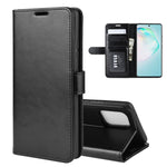 Per Galaxy A91 / M80S / S10 Lite R64 Texture Custodia protettiva a vibrazione singola orizzontale con supporto e slot per schede e portafogli e cornice per foto