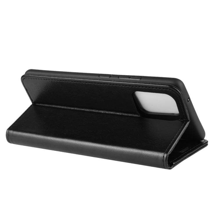 Per Galaxy A91 / M80S / S10 Lite R64 Texture Custodia protettiva a vibrazione singola orizzontale con supporto e slot per schede e portafogli e cornice per foto