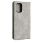 Per Galaxy A91 / M80s / S10 Lite Custodia in pelle con ventosa magnetica per affari retro-pelle con supporto e slot per schede e portafoglio, For Galaxy A91