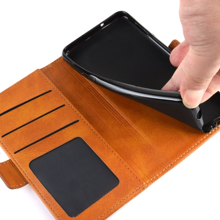 Per Galaxy A91 / M80s / S10 Lite Custodia in pelle a vibrazione orizzontale con fibbia magnetica a doppio lato con supporto e slot per schede e portafoglio