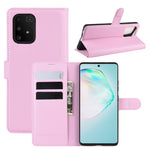 Per Galaxy A91 / M80s / S10 Lite Custodia protettiva a vibrazione orizzontale con texture Litchi con supporto e slot per schede e portafoglio, For Galaxy A91