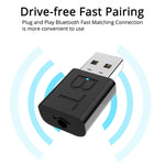 Ricevitore Bluetooth USB e AUX per audio wireless