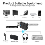 Ricevitore Bluetooth USB e AUX per audio wireless