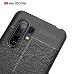 Custodia antiurto in TPU per Vivo X30 Pro Litchi Texture
