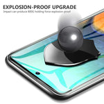 2PCS mocolo 0.33mm 9H 2.5D Full Glue Pellicola in vetro temperato, For Galaxy A51, For Galaxy A71