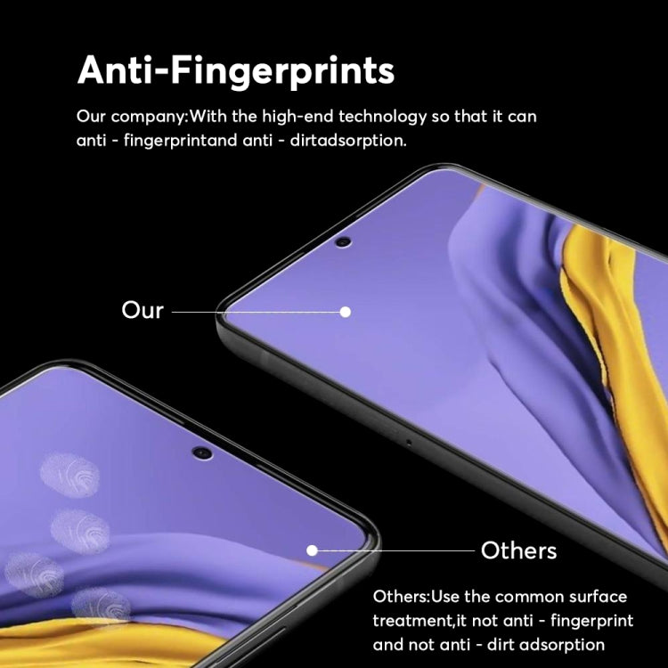 2PCS mocolo 0.33mm 9H 2.5D Full Glue Pellicola in vetro temperato, For Galaxy A51, For Galaxy A71