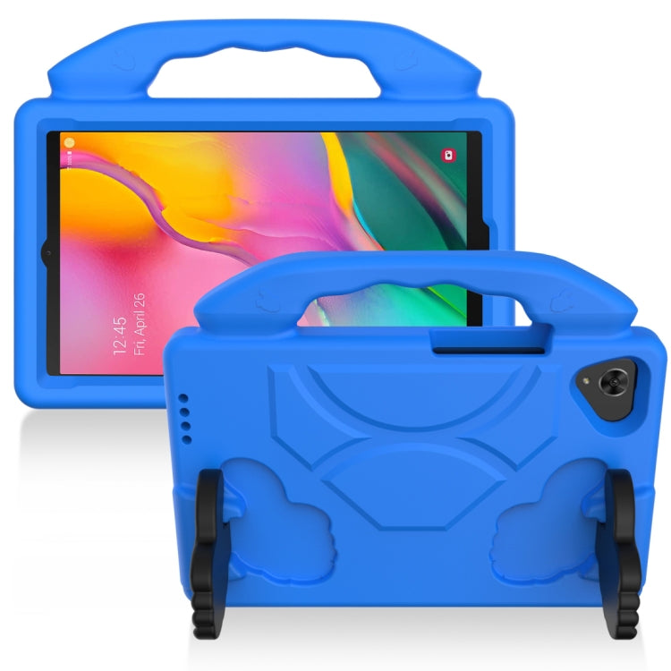 Guscio protettivo con manicotto anticaduta in EVA FlatBrain con staffa per il pollice, For Samsung Galaxy Tab A 8.0 2019 / T290, For Galaxy Tab A 8.0 2017, For Galaxy Tab A 8.0  T387, For Galaxy Tab A 8.0 2019 / T290