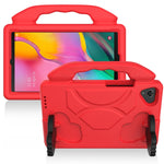 Guscio protettivo con manicotto anticaduta in EVA FlatBrain con staffa per il pollice, For Samsung Galaxy Tab A 8.0 2019 / T290, For Galaxy Tab A 8.0 2017, For Galaxy Tab A 8.0  T387, For Galaxy Tab A 8.0 2019 / T290