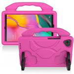 Guscio protettivo con manicotto anticaduta in EVA FlatBrain con staffa per il pollice, For Samsung Galaxy Tab A 8.0 2019 / T290, For Galaxy Tab A 8.0 2017, For Galaxy Tab A 8.0  T387, For Galaxy Tab A 8.0 2019 / T290