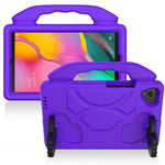 Guscio protettivo con manicotto anticaduta in EVA FlatBrain con staffa per il pollice, For Samsung Galaxy Tab A 8.0 2019 / T290, For Galaxy Tab A 8.0 2017, For Galaxy Tab A 8.0  T387, For Galaxy Tab A 8.0 2019 / T290