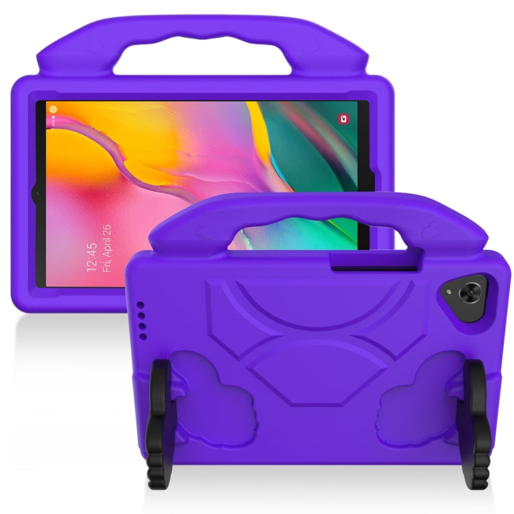 Guscio protettivo con manicotto anticaduta in EVA FlatBrain con staffa per il pollice, For Samsung Galaxy Tab A 8.0 2019 / T290, For Galaxy Tab A 8.0 2017, For Galaxy Tab A 8.0  T387, For Galaxy Tab A 8.0 2019 / T290