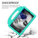 Guscio protettivo con manicotto anticaduta in EVA FlatBrain con staffa per il pollice, For Samsung Galaxy Tab A 8.0 2019 / T290, For Galaxy Tab A 8.0 2017, For Galaxy Tab A 8.0  T387, For Galaxy Tab A 8.0 2019 / T290