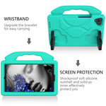 Guscio protettivo con manicotto anticaduta in EVA FlatBrain con staffa per il pollice, For Samsung Galaxy Tab A 8.0 2019 / T290, For Galaxy Tab A 8.0 2017, For Galaxy Tab A 8.0  T387, For Galaxy Tab A 8.0 2019 / T290
