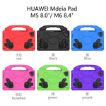 Copertura a prova di caduta per tablet in materiale EVA con staffa per il pollice, For Huawei MediaPad M6 8.4, For Huawei MediaPad  M3 8.4, For Huawei MediaPad  M5 8.4