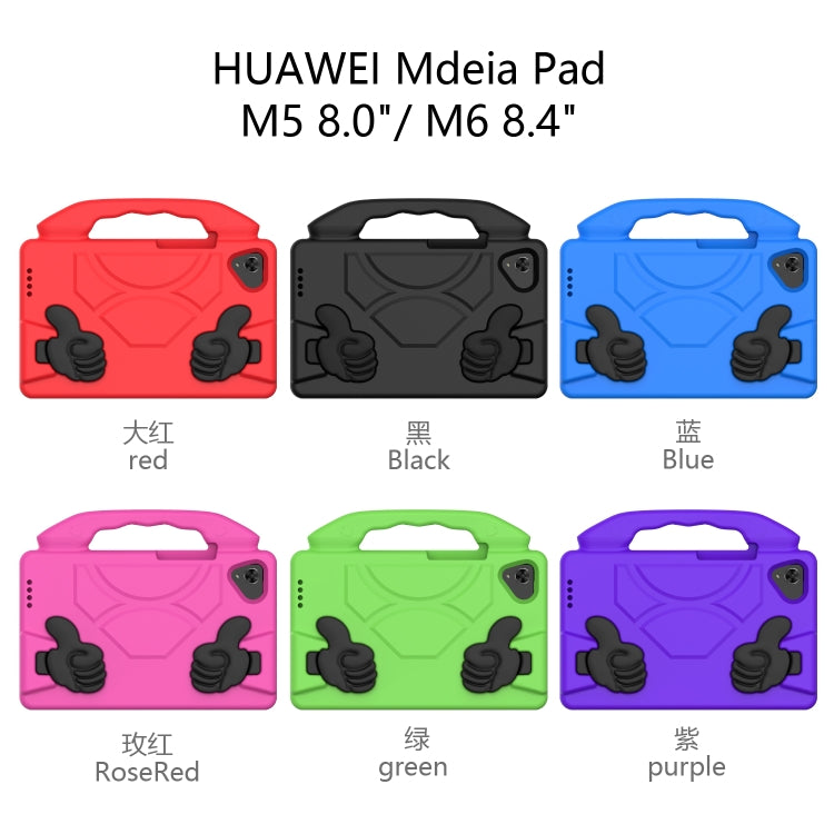 Copertura a prova di caduta per tablet in materiale EVA con staffa per il pollice, For Huawei MediaPad M6 8.4, For Huawei MediaPad  M3 8.4, For Huawei MediaPad  M5 8.4