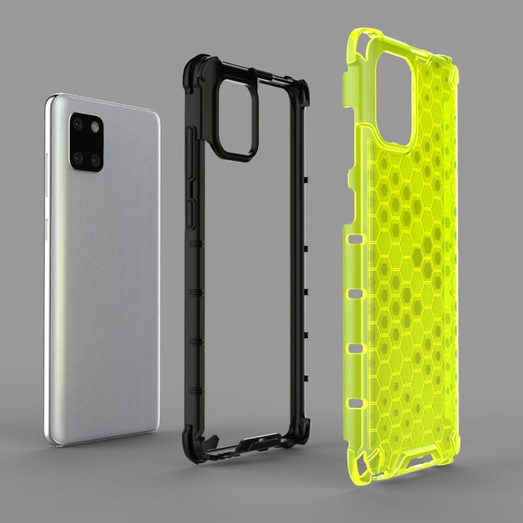 Per Galaxy Note10 Lite Custodia PC + TPU antiurto a nido d'ape, For Galaxy Note10 Lite