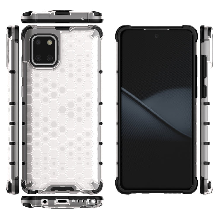 Per Galaxy Note10 Lite Custodia PC + TPU antiurto a nido d'ape, For Galaxy Note10 Lite