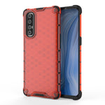 Per OPPO Reno3pro Custodia antiurto per PC a nido d'ape + TPU, For OPPO Reno 3 Pro