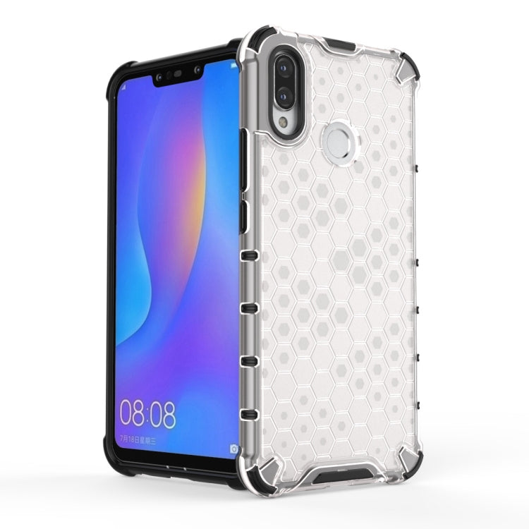 Per Huawei Nova 3i Custodia antiurto a nido d'ape per PC + TPU
