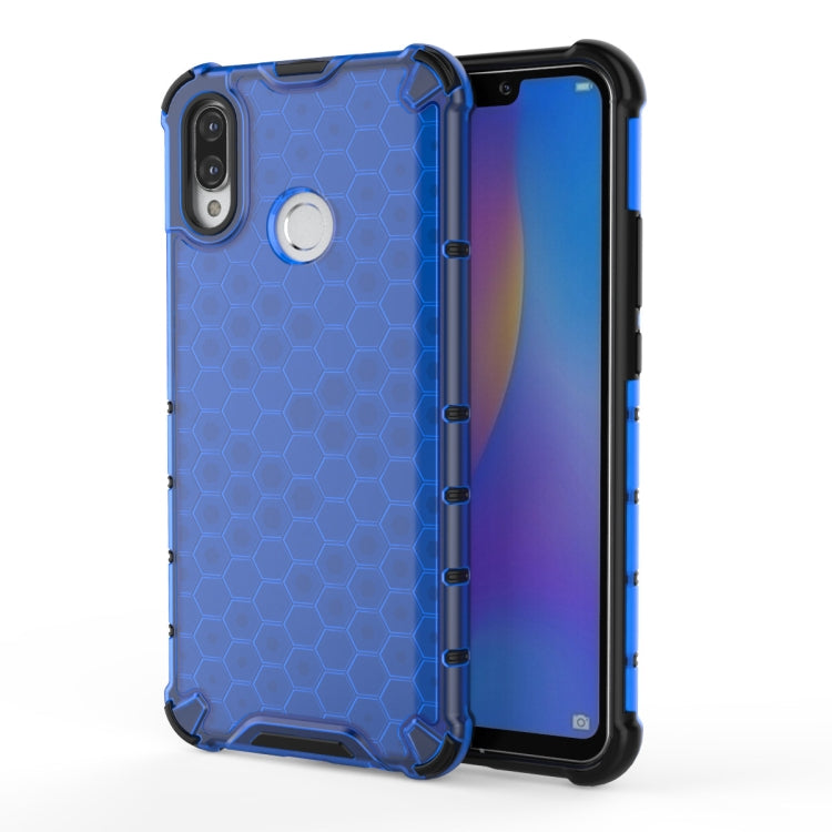 Per Huawei Nova 3i Custodia antiurto a nido d'ape per PC + TPU