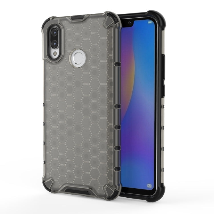 Per Huawei Nova 3i Custodia antiurto a nido d'ape per PC + TPU