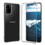 Per Galaxy S11 Plus Custodia per telefono in TPU trasparente ultra sottile anti-caduta a quattro angoli, For Galaxy S20