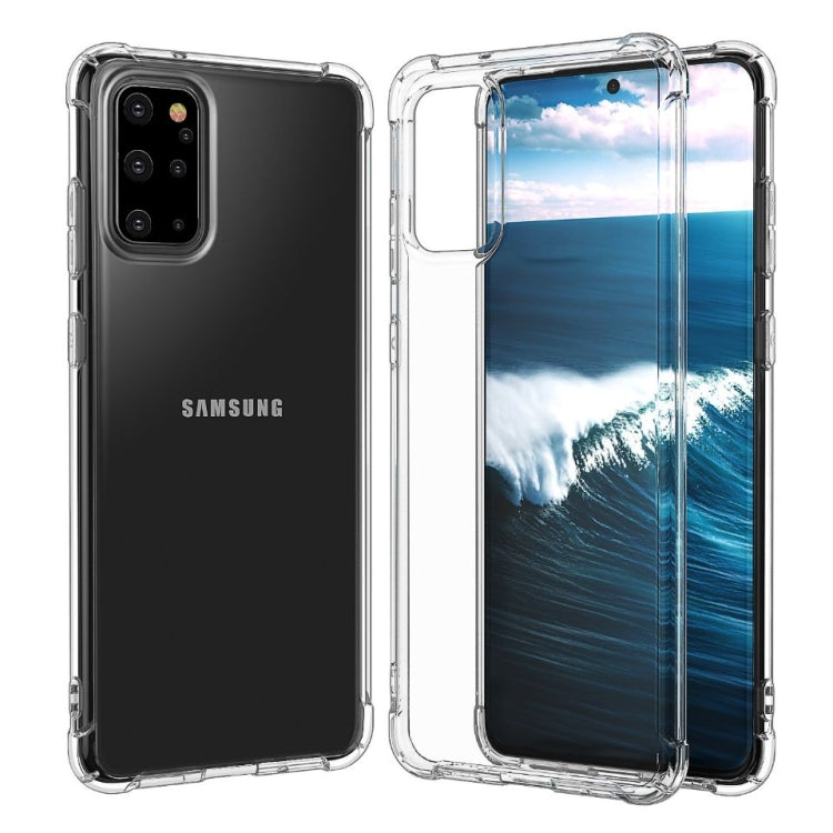 Per Galaxy S11 Plus Custodia per telefono in TPU trasparente ultra sottile anti-caduta a quattro angoli, For Galaxy S20