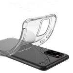 Per Galaxy S11 Plus Custodia per telefono in TPU trasparente ultra sottile anti-caduta a quattro angoli, For Galaxy S20