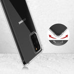 Per Galaxy S11 Plus Custodia per telefono in TPU trasparente ultra sottile anti-caduta a quattro angoli, For Galaxy S20