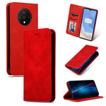 Custodia in pelle a vibrazione orizzontale magnetica per affari Retro Skin Feel, For OnePlus 7T, For OnePlus 7T Pro