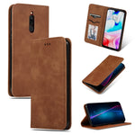 Custodia in pelle a vibrazione orizzontale magnetica per affari Retro Skin Feel, For Xiaomi Redmi 8, For Xiaomi Redmi 8A