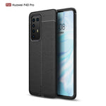 Custodia antiurto in TPU per Huawei P40 Pro Litchi Texture, For Huawei P40 Pro