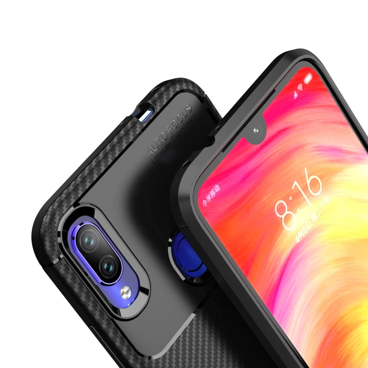 Per custodia in TPU antiurto con trama in fibra di carbonio OPPO A8, For OPPO A8