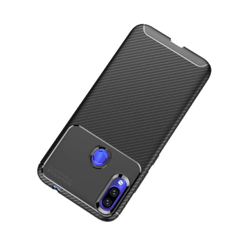 Per custodia in TPU antiurto con trama in fibra di carbonio OPPO A8, For OPPO A8