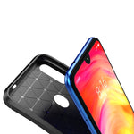 Per custodia in TPU antiurto con trama in fibra di carbonio OPPO A8, For OPPO A8