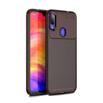 Per custodia in TPU antiurto con trama in fibra di carbonio OPPO A8, For OPPO A8