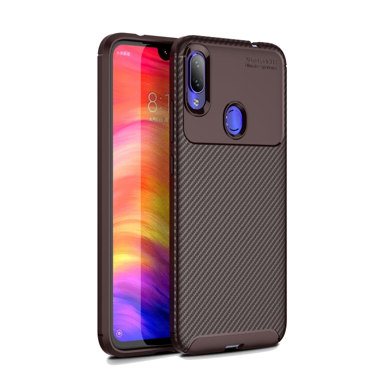 Per custodia in TPU antiurto con trama in fibra di carbonio OPPO A8, For OPPO A8