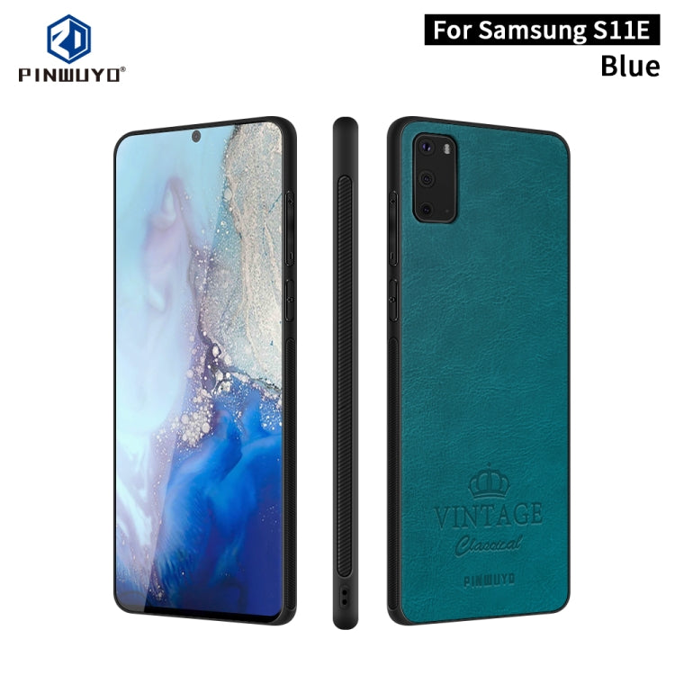 PINWUYO Pin Rui Series Pelle classica, PC + TPU + PU Guscio protettivo all-inclusive impermeabile e anti-caduta, For Galaxy S20, For Galaxy S20+