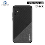 PINWUYO Rong Series Custodia protettiva antiurto per PC + TPU + tessuto in fibra chimica, For Galaxy S20, For Galaxy S20+, For Google Pixel4, For Google Pixel4 XL