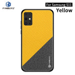 PINWUYO Rong Series Custodia protettiva antiurto per PC + TPU + tessuto in fibra chimica, For Galaxy S20, For Galaxy S20+, For Google Pixel4, For Google Pixel4 XL